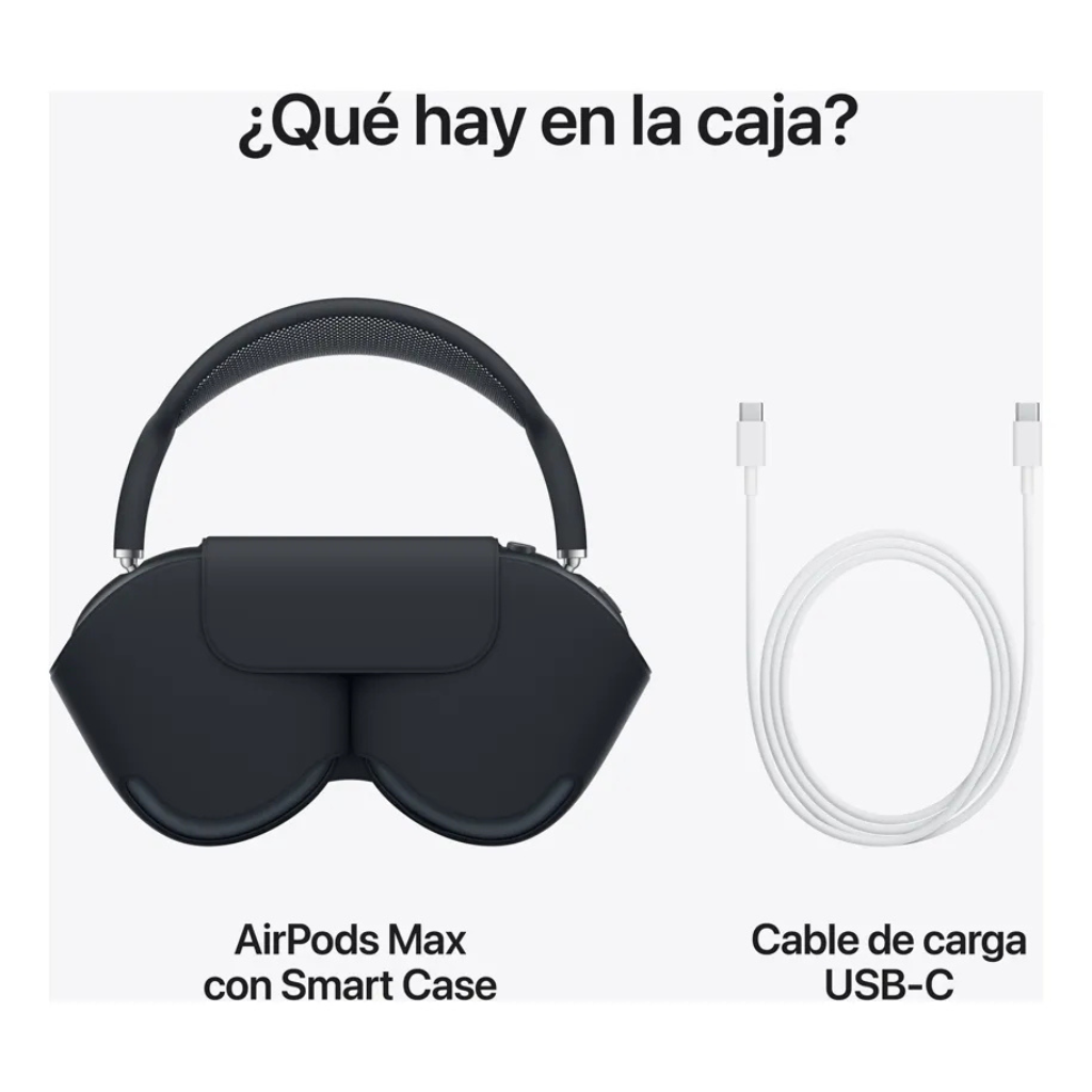 Contenido de la caja de los AirPods Max